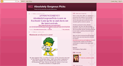 Desktop Screenshot of absolutelygorgeouspicks.blogspot.com