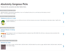 Tablet Screenshot of absolutelygorgeouspicks.blogspot.com