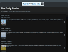 Tablet Screenshot of ajonestheearlybirder.blogspot.com