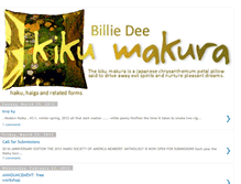 Tablet Screenshot of billie-dee-haiku.blogspot.com