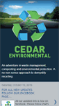 Mobile Screenshot of cedar-environmental.blogspot.com