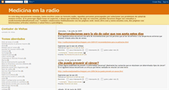 Desktop Screenshot of medicinaenlaradio.blogspot.com