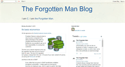 Desktop Screenshot of forgottenmanblog.blogspot.com