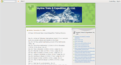 Desktop Screenshot of nepalskylinetreks.blogspot.com