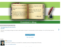 Tablet Screenshot of nacufs-presidentsblog.blogspot.com