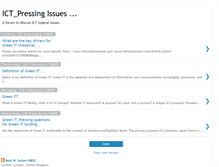 Tablet Screenshot of ictpressingissues.blogspot.com