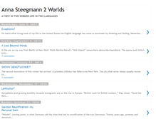 Tablet Screenshot of annasteegmann2worlds.blogspot.com