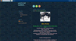 Desktop Screenshot of notcontent.blogspot.com