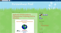 Desktop Screenshot of parmeshwarpoul.blogspot.com