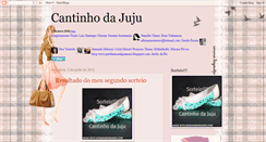 Desktop Screenshot of cantinhodajuju-juju.blogspot.com