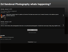 Tablet Screenshot of edsandovalphotographywhatshappening.blogspot.com