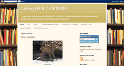 Desktop Screenshot of livingwithclippers.blogspot.com