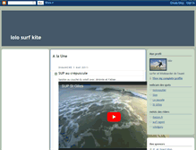 Tablet Screenshot of lolo-surfkite.blogspot.com