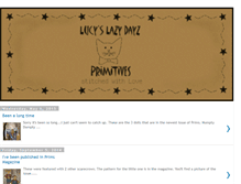 Tablet Screenshot of lucyslazydayzprimitives.blogspot.com