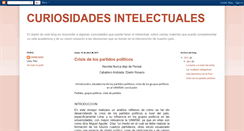 Desktop Screenshot of curiosidadesintelectuales.blogspot.com