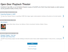 Tablet Screenshot of opendoorplayback.blogspot.com