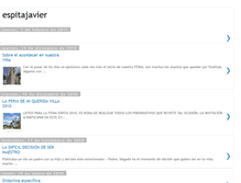 Tablet Screenshot of espitajavier.blogspot.com