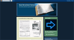 Desktop Screenshot of devocionalescda.blogspot.com