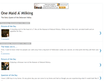 Tablet Screenshot of onemaidamilking.blogspot.com