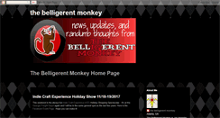 Desktop Screenshot of belligerentmonkey.blogspot.com