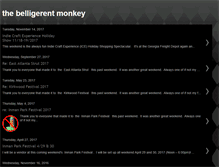 Tablet Screenshot of belligerentmonkey.blogspot.com