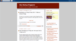 Desktop Screenshot of macmeetupsg.blogspot.com