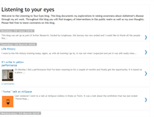 Tablet Screenshot of listeningtoyoureyes.blogspot.com