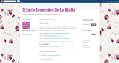 Desktop Screenshot of lamujerenlabiblia.blogspot.com
