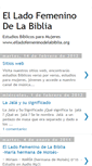 Mobile Screenshot of lamujerenlabiblia.blogspot.com