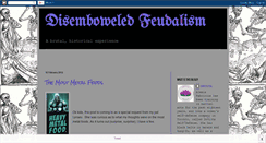 Desktop Screenshot of disemboweledfeudalism.blogspot.com