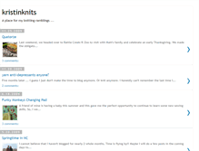 Tablet Screenshot of kristinknits.blogspot.com