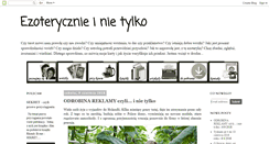 Desktop Screenshot of ezoterycznieinietylko.blogspot.com