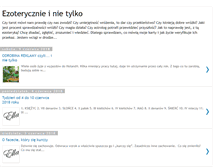 Tablet Screenshot of ezoterycznieinietylko.blogspot.com