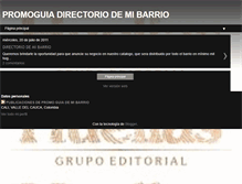 Tablet Screenshot of directoriodemibarrio.blogspot.com