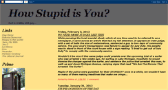 Desktop Screenshot of howstupidisyou.blogspot.com