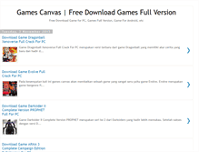 Tablet Screenshot of gamescanvas.blogspot.com