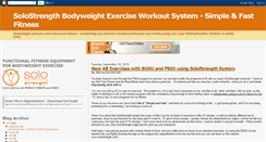 Desktop Screenshot of everydayfitnesswithsolostrength.blogspot.com