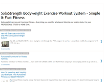 Tablet Screenshot of everydayfitnesswithsolostrength.blogspot.com