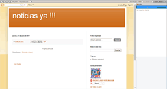 Desktop Screenshot of lasnoticiasya.blogspot.com