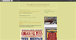 Desktop Screenshot of charlestonbluegrass.blogspot.com