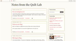 Desktop Screenshot of notesfromthequiltlab.blogspot.com