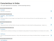 Tablet Screenshot of conscientiouslimbo.blogspot.com