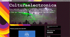 Desktop Screenshot of culturaelectronica-laser.blogspot.com