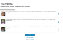 Tablet Screenshot of centrachiropractictestimonials.blogspot.com
