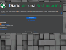 Tablet Screenshot of diariodeunarestauracion.blogspot.com