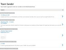 Tablet Screenshot of dodentocht-voor-sander.blogspot.com