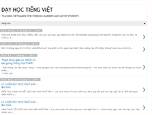 Tablet Screenshot of learningvietnamese4foreigner.blogspot.com