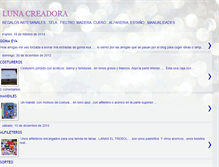 Tablet Screenshot of lunacreadora.blogspot.com