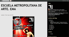 Desktop Screenshot of escuelametropolitanadeartemerida.blogspot.com