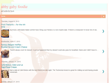 Tablet Screenshot of abbygabyfoodie.blogspot.com